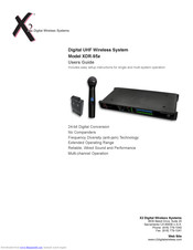 X2 Digital Wireless Systems XDR-95x User Manual