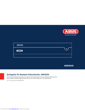 Abus NVR10030 Quick Manual