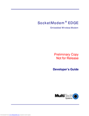 Multitech SocketModem EDGE Developer's Manual