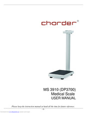 CHARDER MEDICAL MS 3910 User Manual