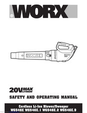 Worx WG546E.1 Operating Manual