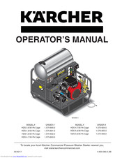 Kärcher HDS 3.9/30 Operator's Manual