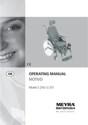 Meyra MOTIVO 2.251 Operating Manual
