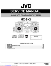 Jvc MX-SK1 Service Manual