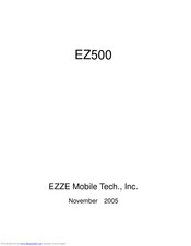 EZZE EZ500 Manual