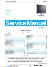 Philips 150S7 Service Manual