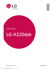 LG X220dsh User Manual