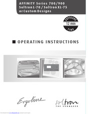 SOLTRON Ergoline AFFINITY 700 (AC plus) Operating Instructions Manual