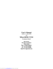 SPJ Systems MiniARM-2104 User Manual