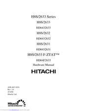 Hitachi HD64F2633 Hardware Manual