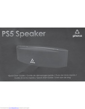 Phorus PS5 Quick Start Manual