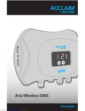 Acclaim Lighting Aria Wireless DMX User Manual