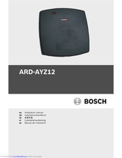 Bosch ARD-AYZ12 Installation Manual