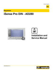 REMEHA iSense Pro DIN AD280 Installation And Service Manual