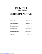 Denon Lectern Active User Manual