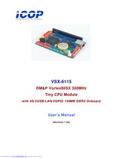 Icop VSX-6115 User Manual