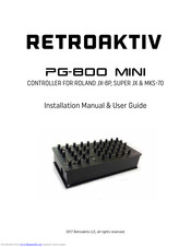 Retroaktiv PG-800 MINI User Manual & Installation Manual