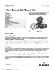 Fisher Control-Disk Instruction Manual