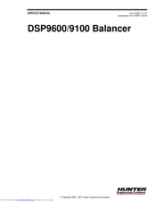 Hunter DSP9600 Service Manual