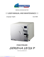 Reverberi SERENA 18 User Manual And Maintenance