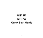 Zte MF97W Quick Start Manual