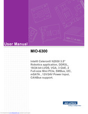 Advantech MIO-6300 User Manual