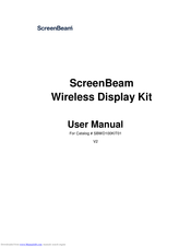 ScreenBeam SBWD100B, SBT200DI User Manual