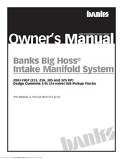 banks 42747 Big Hoss Owner's Manual