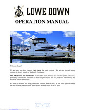 Carver 410 Sport Sedan Operation Manual