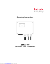 Thorne & Derrick KATflow 100 Operating Instructions Manual