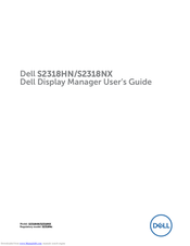 Dell S2318NX User Manual
