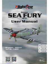 Hawker Sea Fury User Manual