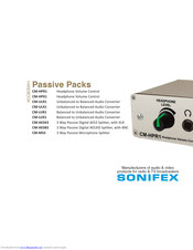 Sonifex CM-ULX1 Handbook