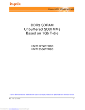 Hynix HMT125S6TFR8C User Manual