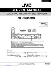 JVC XL-R2010BK Service Manual