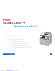 Canon Cassette Module-Y1 Service Manual