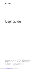 Sony XperiaZ2 User Manual