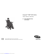 Invacare TDXSP2-MCG User Manual