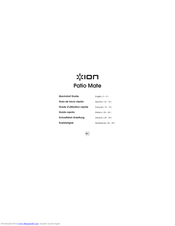 ION patio mate Quick Start Manual