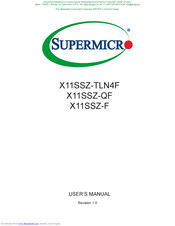 Supermicro X11SSZ-F User Manual