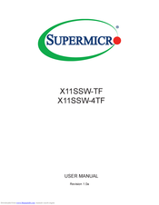 Supermicro X11SSW-TF User Manual