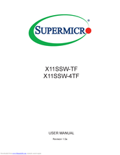 Supermicro X11SSW-4TF User Manual