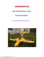 Goldwing RC 68in SLICK540 90E Instruction Manual