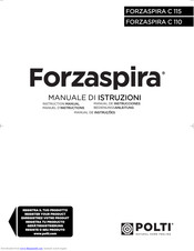 POLTI FORZASPIRAC115 Instruction Manual