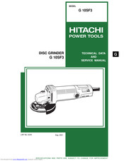 Hitachi G 10SF3 Technical Data And Service Manual