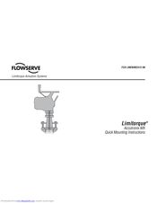Flowserve Limitorque Accutronix MX Mounting Instructions