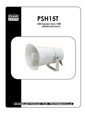 DAPAudio PSH15T Manual