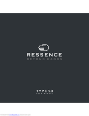 RESSENCE TYPE 1.3 User Manual