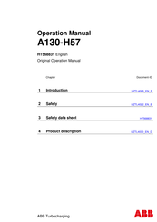 Abb A130-H57 Operation Manual