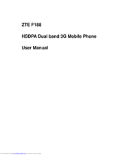 Zte F188 User Manual